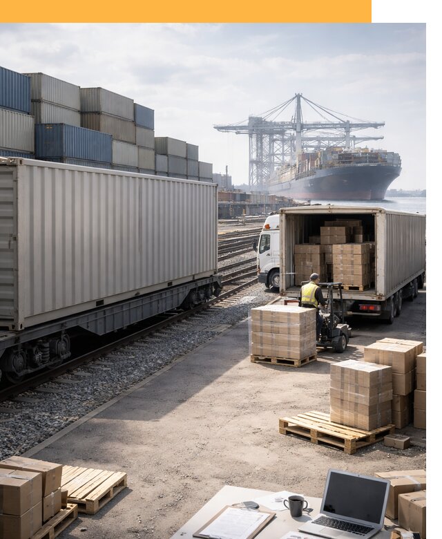 Мультимодальные перевозки грузов по миру от 46733 руб