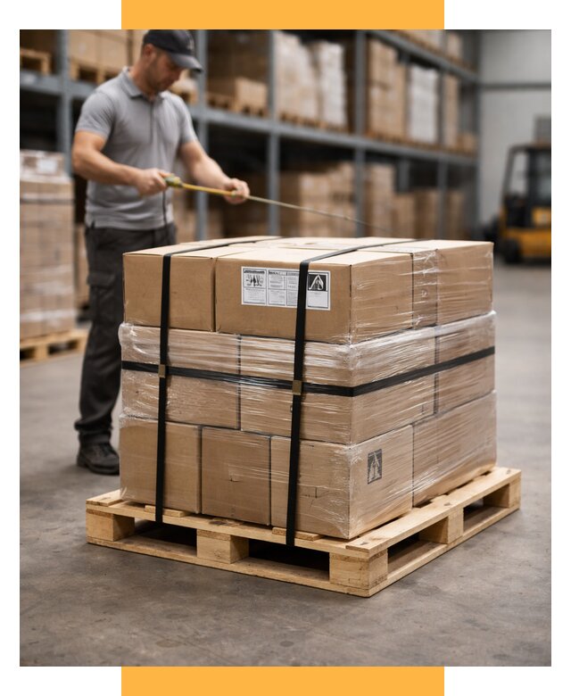 Упаковка и паллетирование грузов от 3635 р. | СетСервис-Нрл