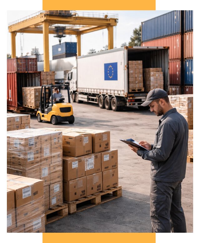 Доставка грузов из Европы от 12462 р., логистика СетСервис-Нрл