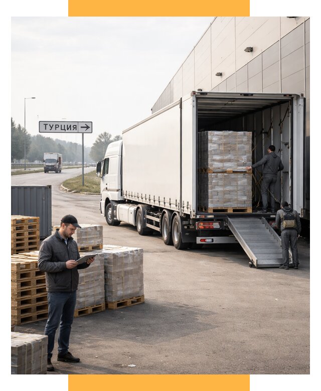 Автоперевозки и доставка фурой из Турции от 124620 р. | СетСервис-Нрл