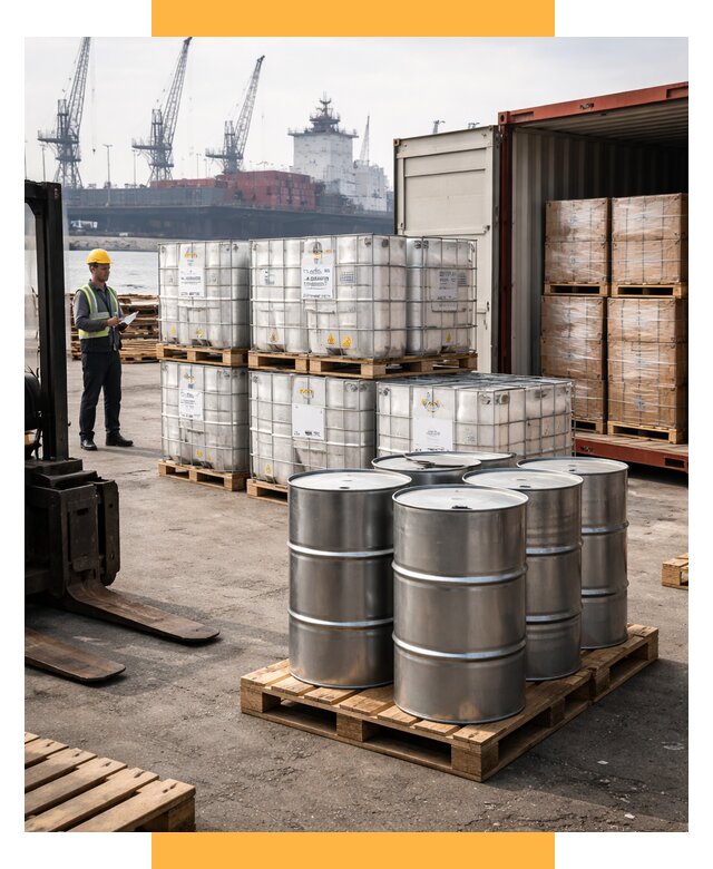 Доставка химического сырья из Индии от 259625 р. | СетСервис-Нрл