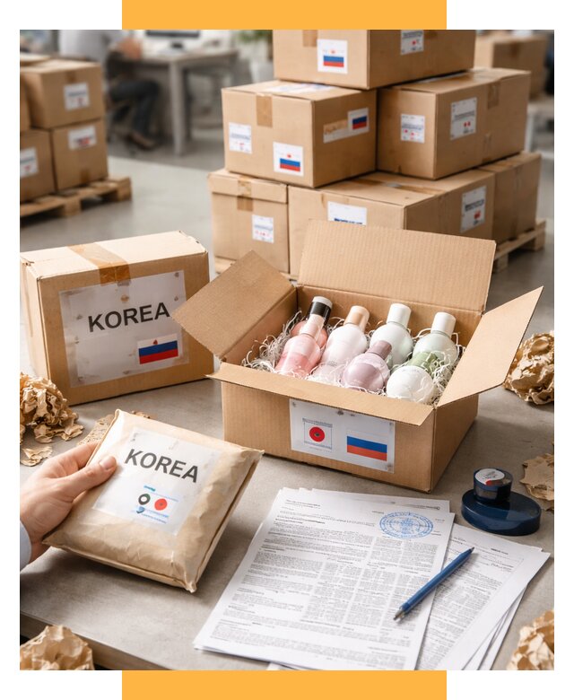Доставка косметики из Кореи от 8827 р. под ключ | СетСервис-Нрл