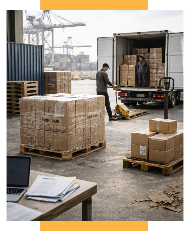 Доставка грузов из Израиля от 15578 р., логистика от СетСервис-Нрл