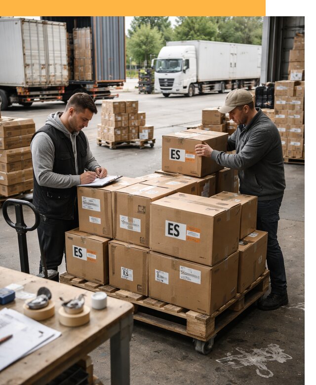 Доставка грузов в Испанию автотранспортом от 36348 руб