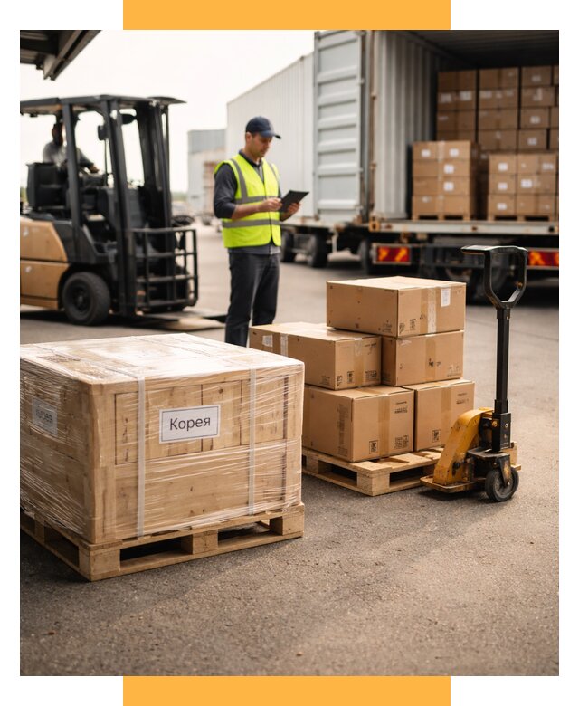 Доставка грузов в Корею из России от 36348 р. | СетСервис-Нрл