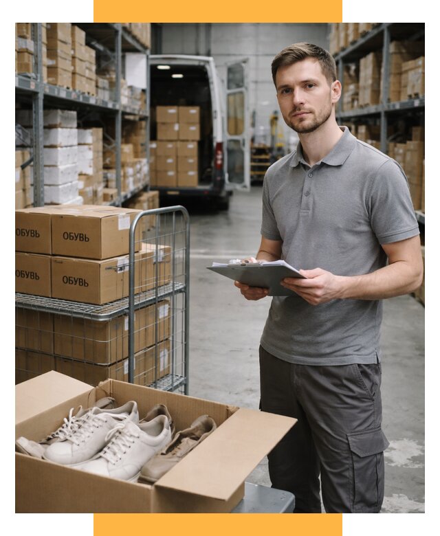 Доставка обуви из Китая и Турции от 4673 р. СетСервис-Нрл