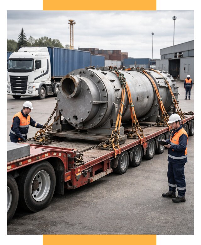 Перевозка тяжеловесных грузов под ключ от 155775 р. | СетСервис-Нрл