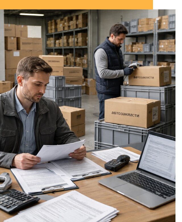 Таможенное оформление автозапчастей по выгодным тарифам от 8827