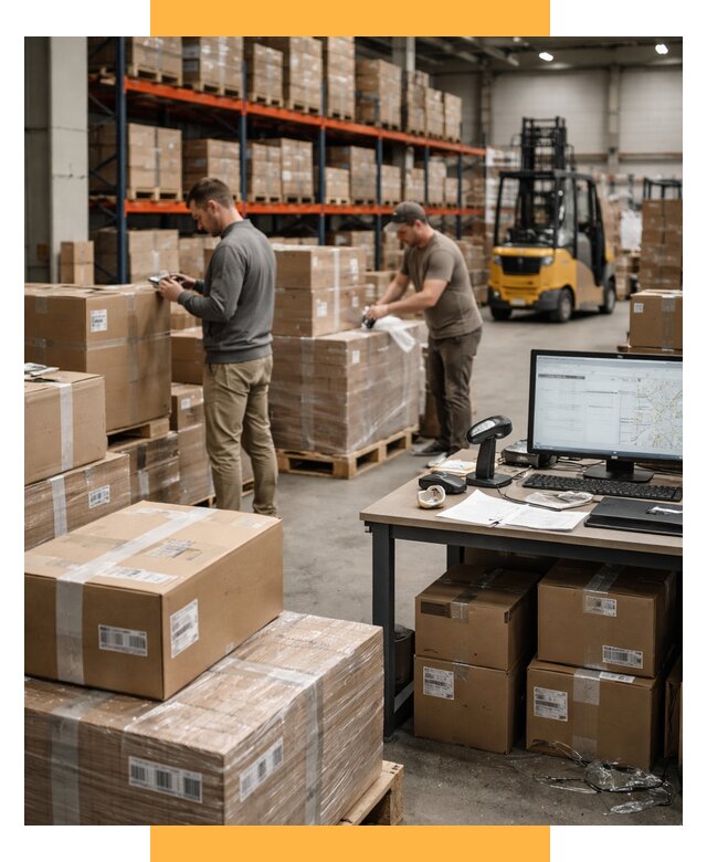 Склад консолидации в Европе от 6750 р., услуги СетСервис-Нрл